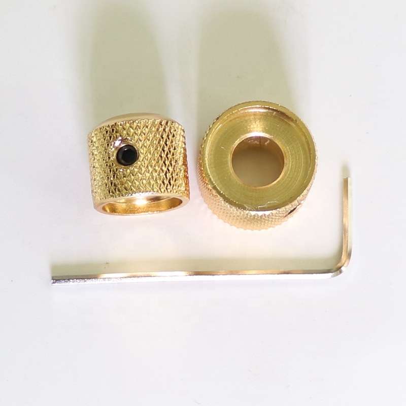 Gold Dual Concentric Metal Knob