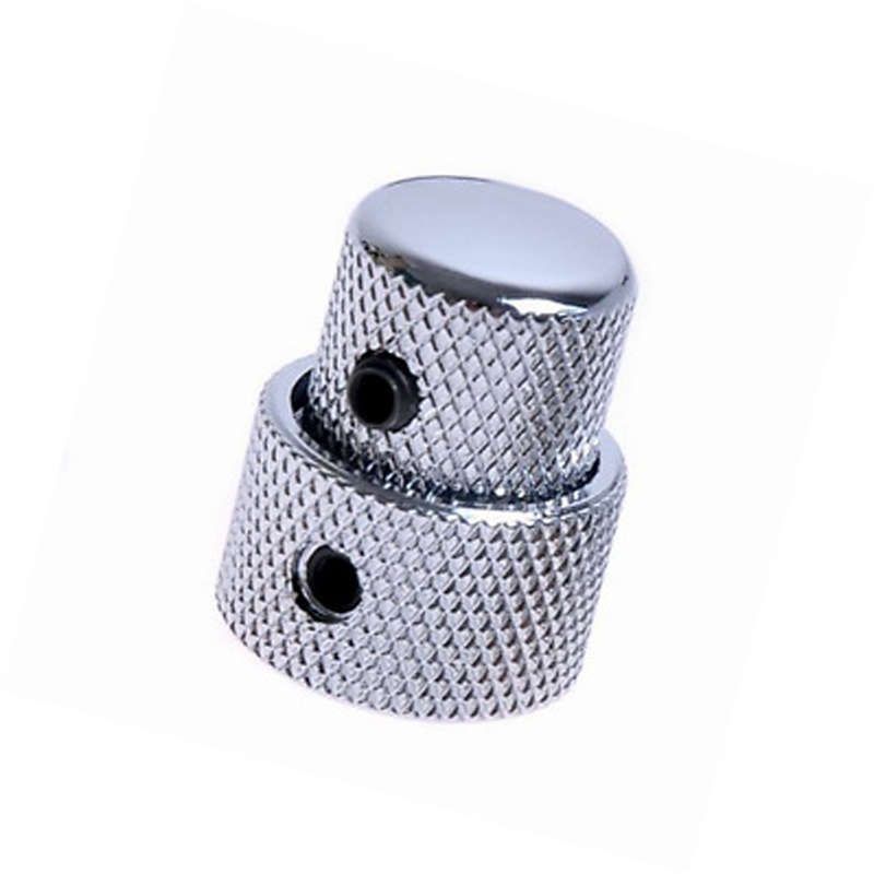 Chrome Dual Concentric Metal Knob