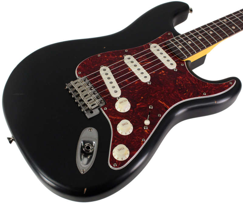 S/S/S Tortoiseshell 3ply Strat Style Pickguard