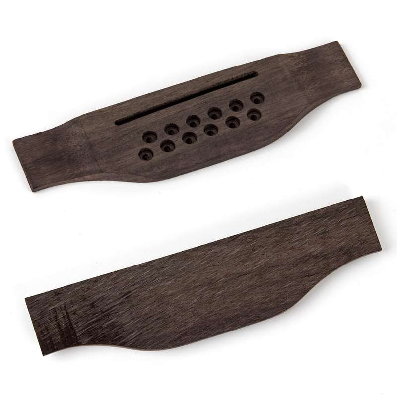Rosewood Bridge for 12 String Acoustic Guitars