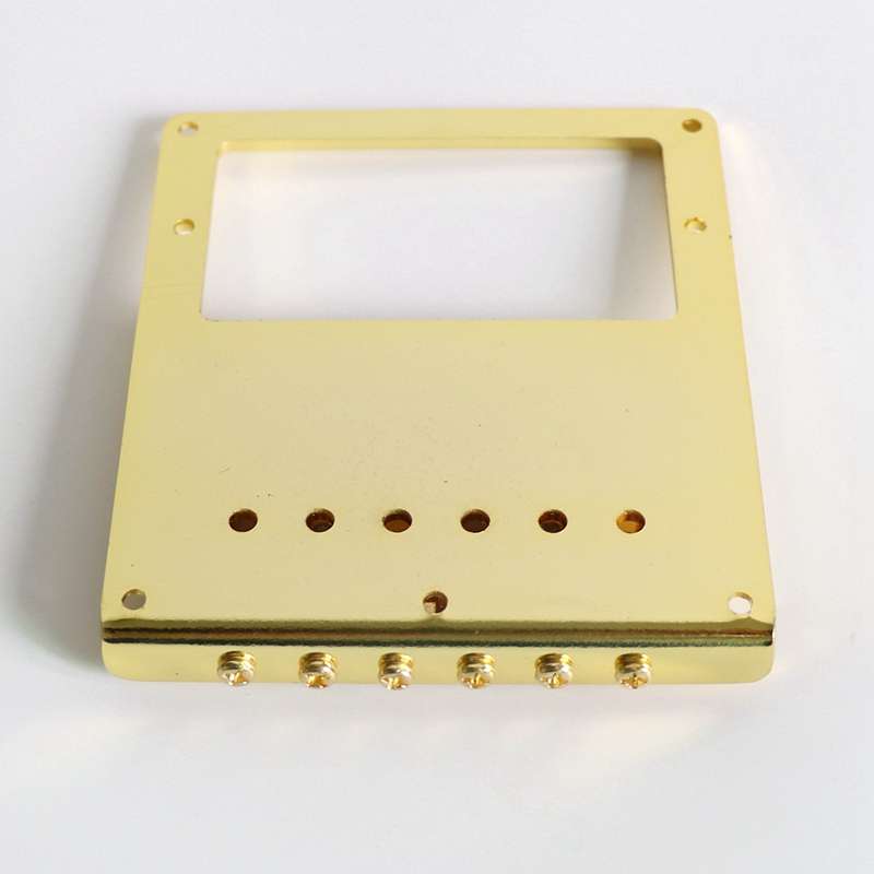 Humbucker rout Telecaster Guitar Bridge with 6 Saddles - Gold