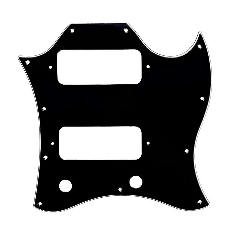 Black Full size P90 SG guitar pickguard 
