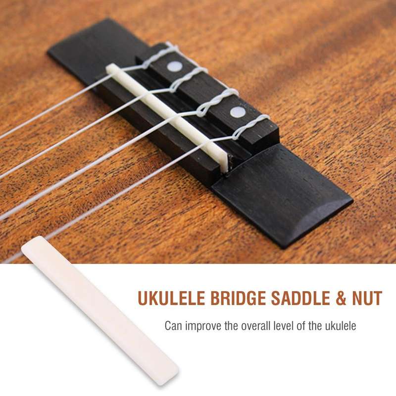 Ox Bone Nut and Saddle set for Ukulele