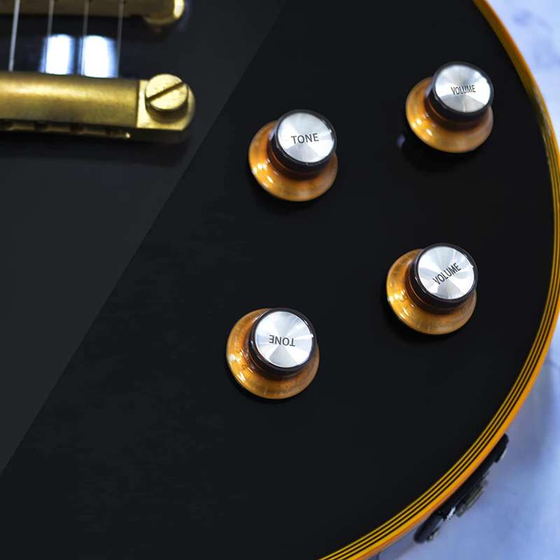 Brown Top Hat Gibson style replacement knob set - 2 Volume, 2 Tone