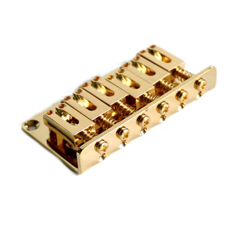 Gold 2-Point Fixed Strat Bridge