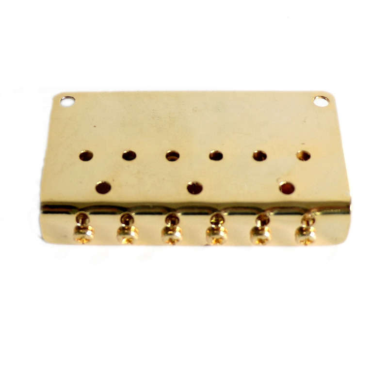 Gold 2-Point Fixed Strat Bridge
