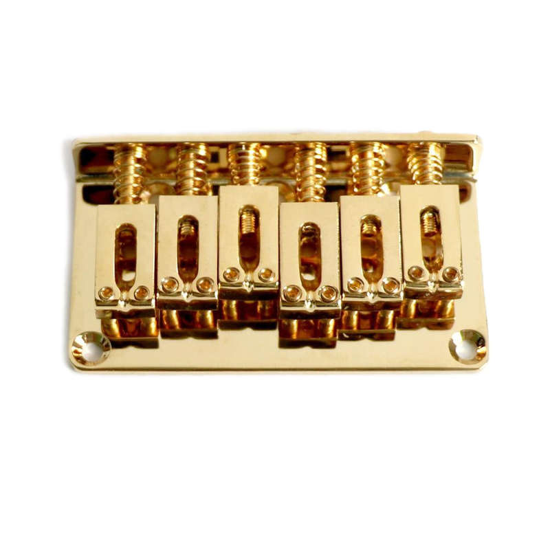 Gold 2-Point Fixed Strat Bridge