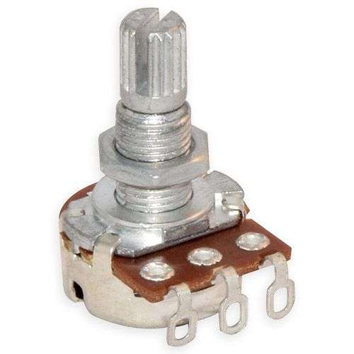 B500K Linear 15mm Shaft (split) Mini Size Potentiometer