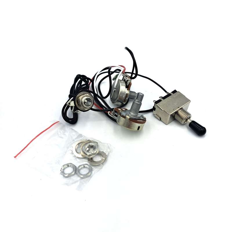 Pre-wired Electronics for 2 x Humbucker with Master Volume and Master Tone