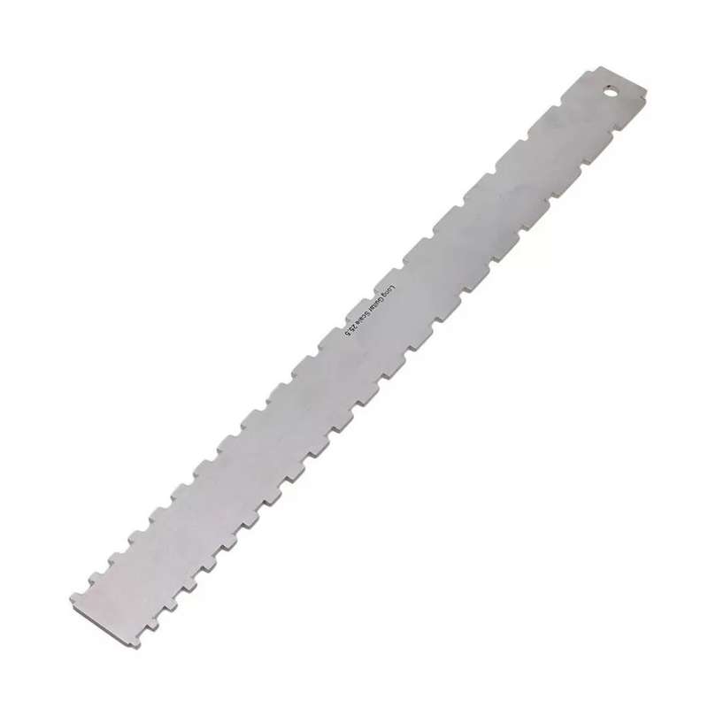 Notched Straight Edge - Dual Scale Length - 3.9mm Thickness