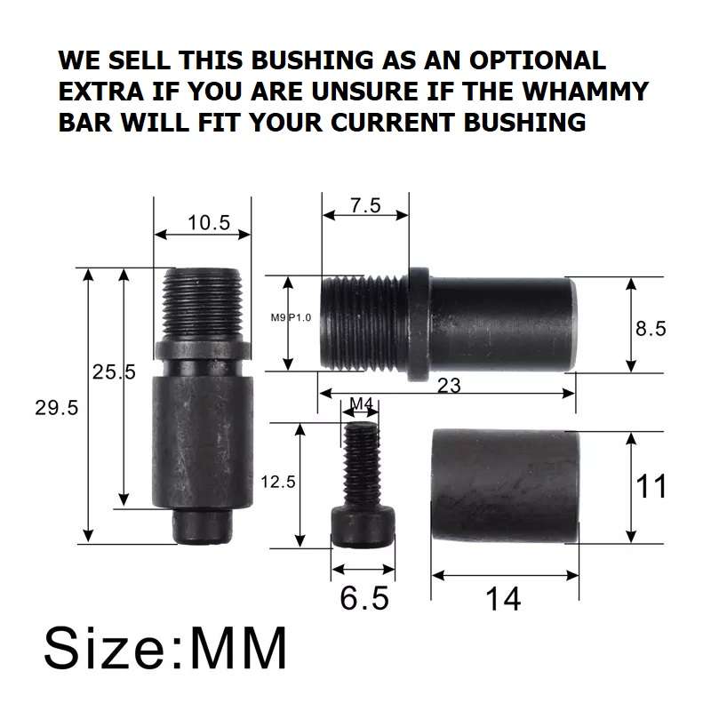 M9 Whammy Bar for Floyd Rose Type Tremolo Bridge System