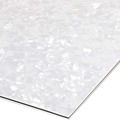 White Pearloid Blank Pickguard Sheet (29cmx43.5cm)