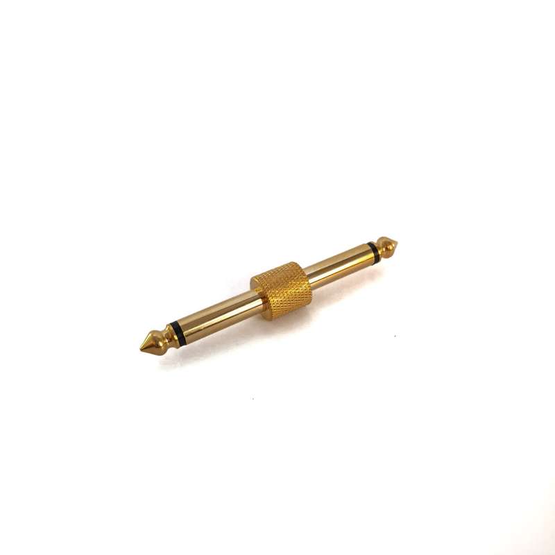 6.35mm Mono to Mono (male to male) straight connector