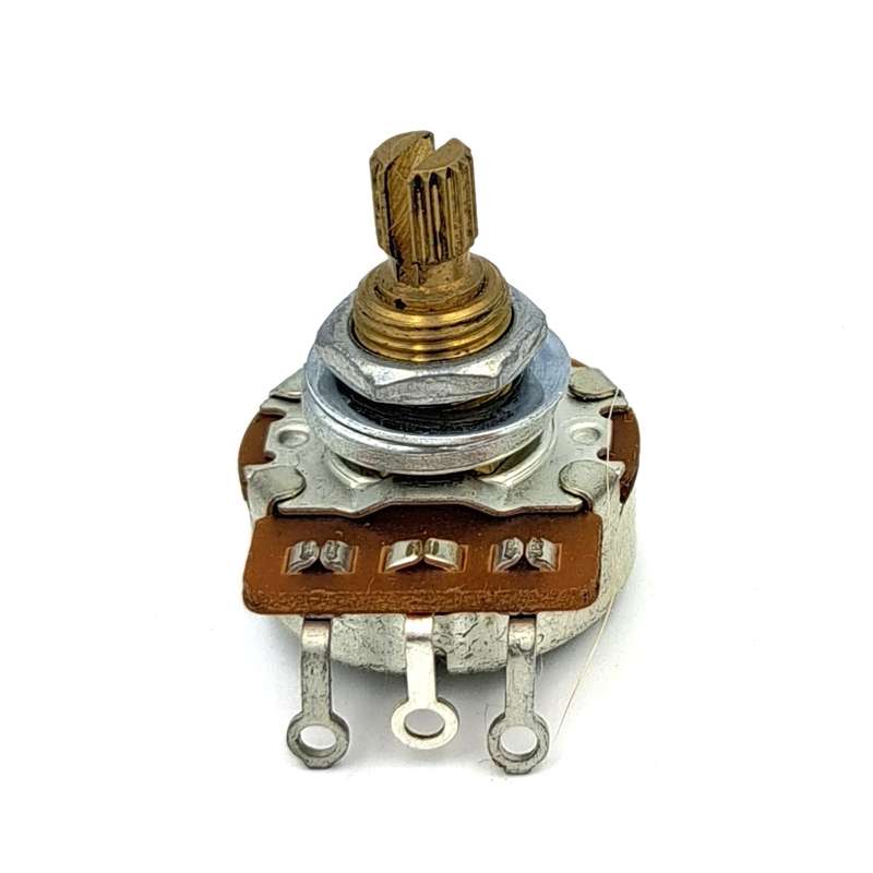 Full Size Brass Shaft Potentiometer (USA/CTS spec)