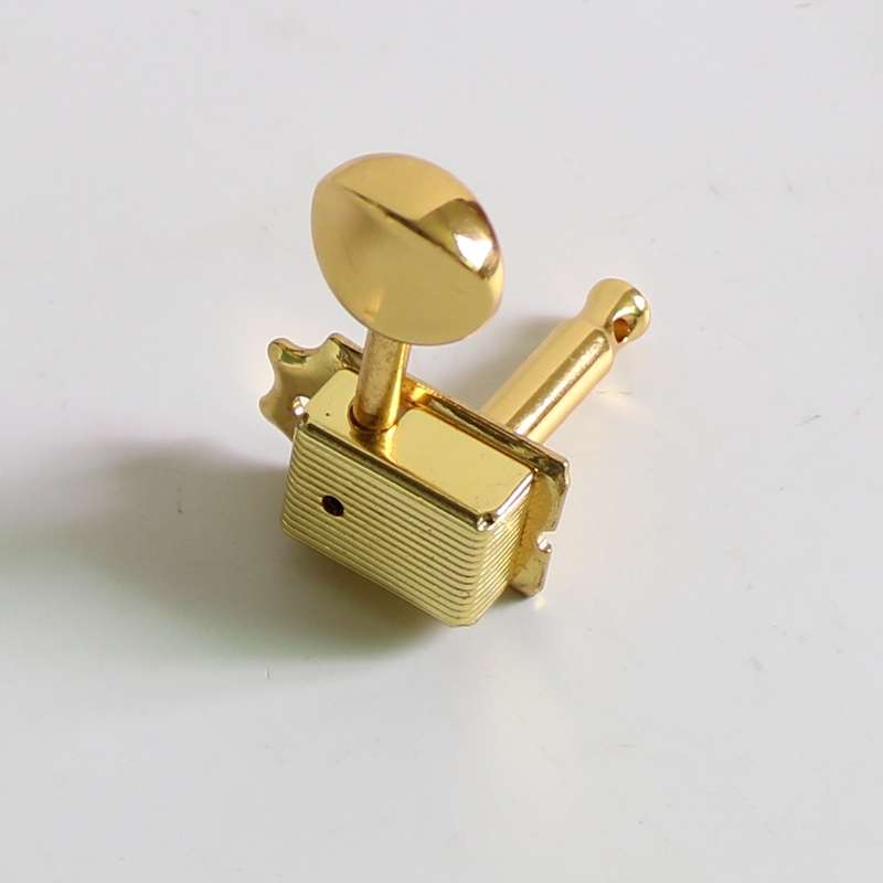 Gold Vintage Kluson Style Tuners Set of 6 Right - Hole through posts