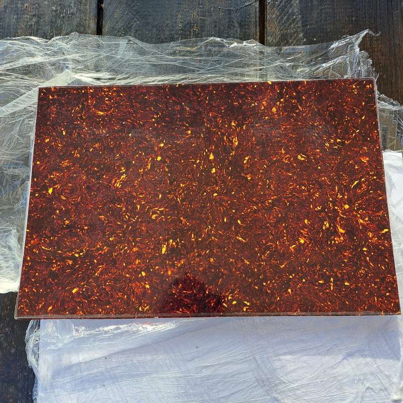 Brown Tortoise Blank Pickguard Sheet (29cmx43.5cm)