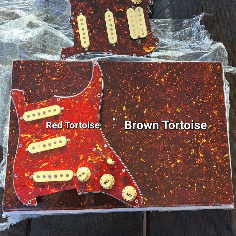 Brown Tortoise Blank Pickguard Sheet (29cmx43.5cm)