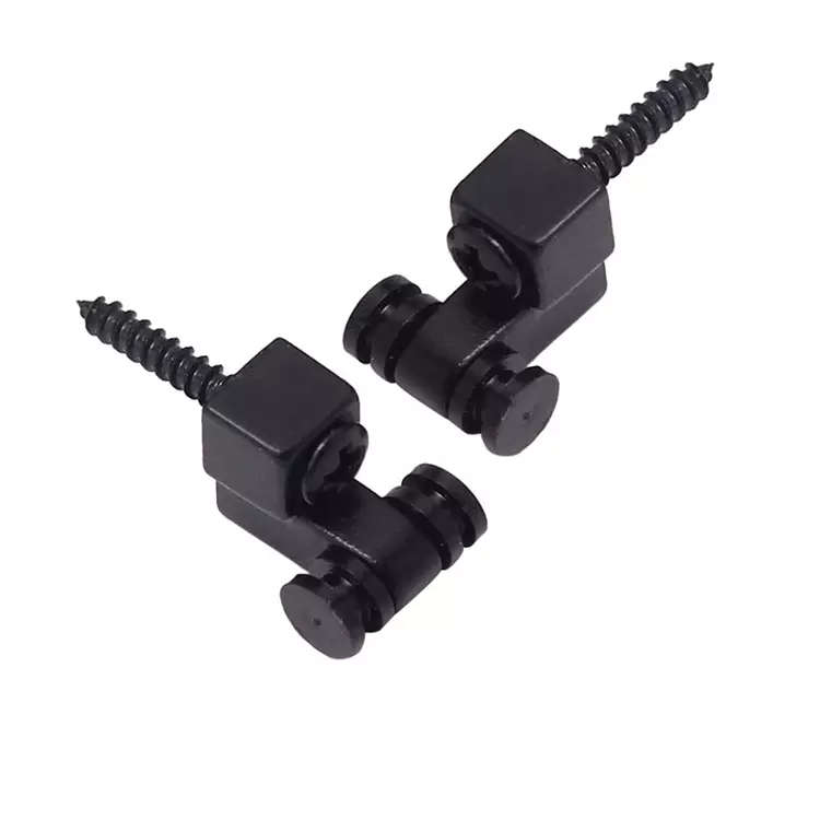Black Guitar Roller String Retainer (Single)