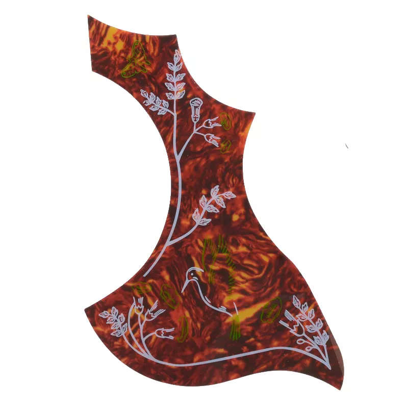 Acoustic Guitar Pickguard with Hummingbird Pattern