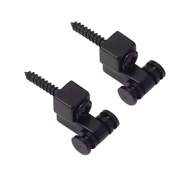 Black Guitar Roller String Retainer (Single)