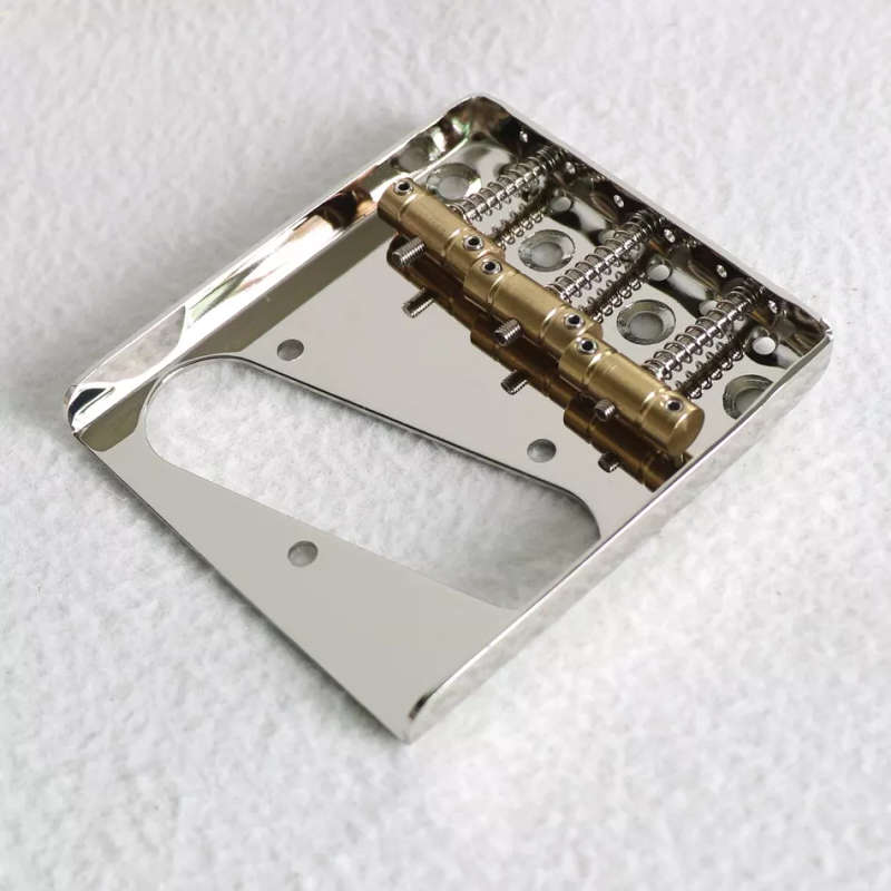 Left hand Ashtray Telecaster Guitar Bridge with 3 Brass Saddles