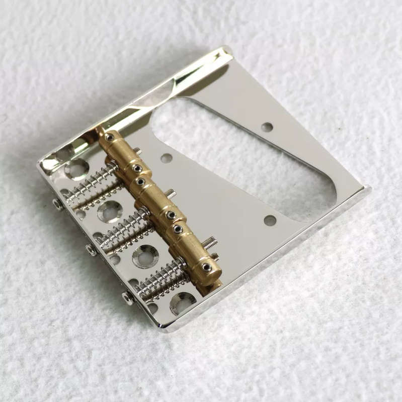 Left hand Ashtray Telecaster Guitar Bridge with 3 Brass Saddles