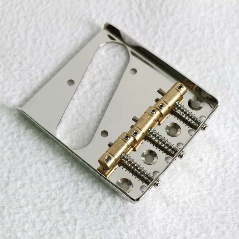 Left hand Ashtray Telecaster Guitar Bridge with 3 Brass Saddles