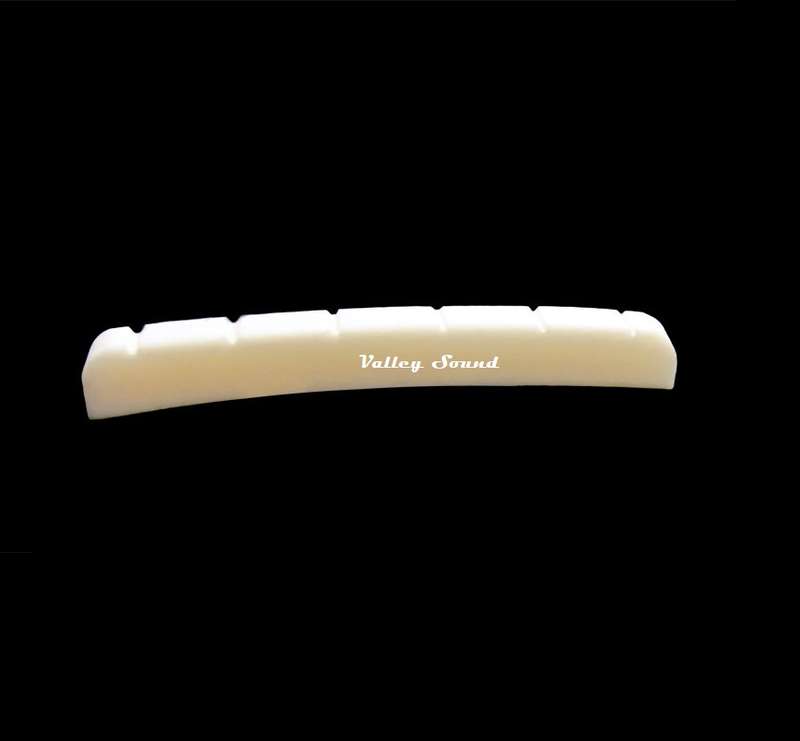 43mm Ox Bone Nut with 7.25" Radius bottom for Strat / Tele Electric Guitars