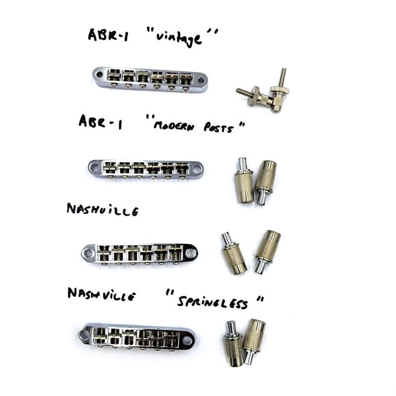 Nashville Style Tune-O-Matic Bridge and Tail piece (Springless)