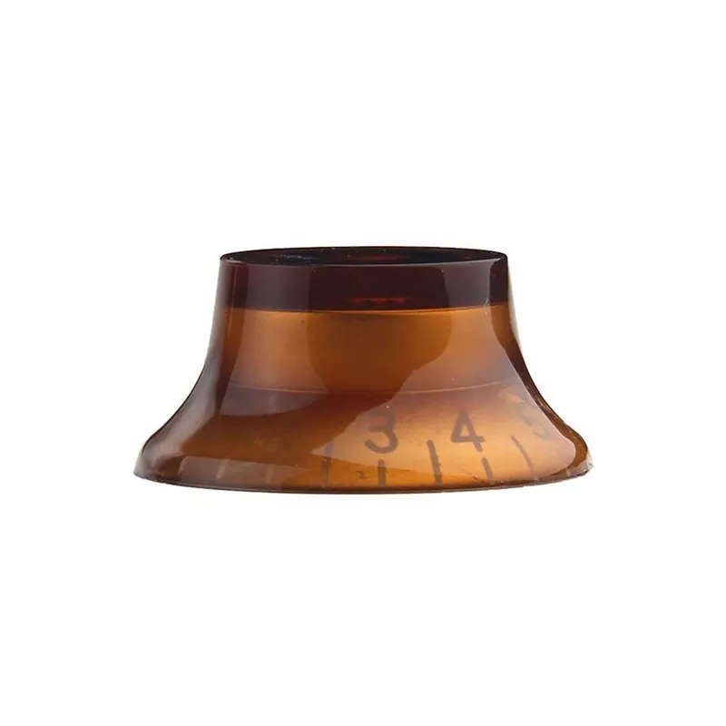 Amber Top Hat Gibson style replacement knob
