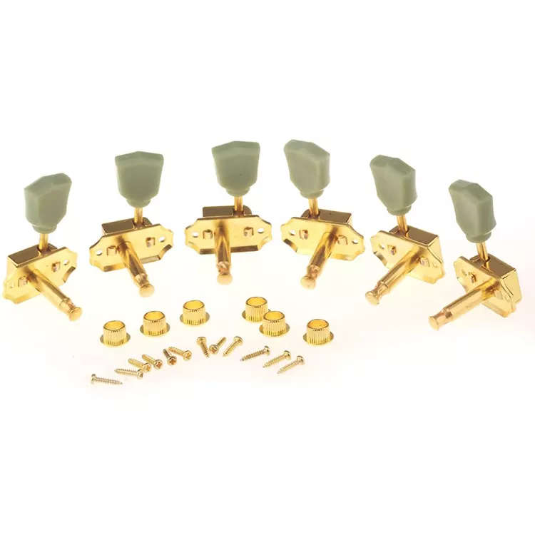 3R3L Gold &amp; Vintage Green Tuner Set