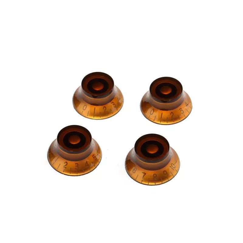 Amber Top Hat Gibson style replacement knob
