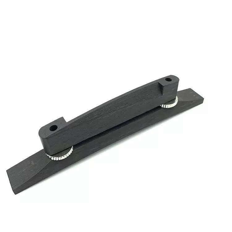 Ebony Arch Top Jazz Guitar Bridge