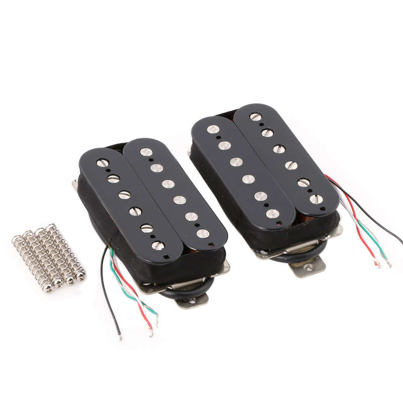 Black Karman AlNiCo 5 Humbucker Guitar Pickup (Single)