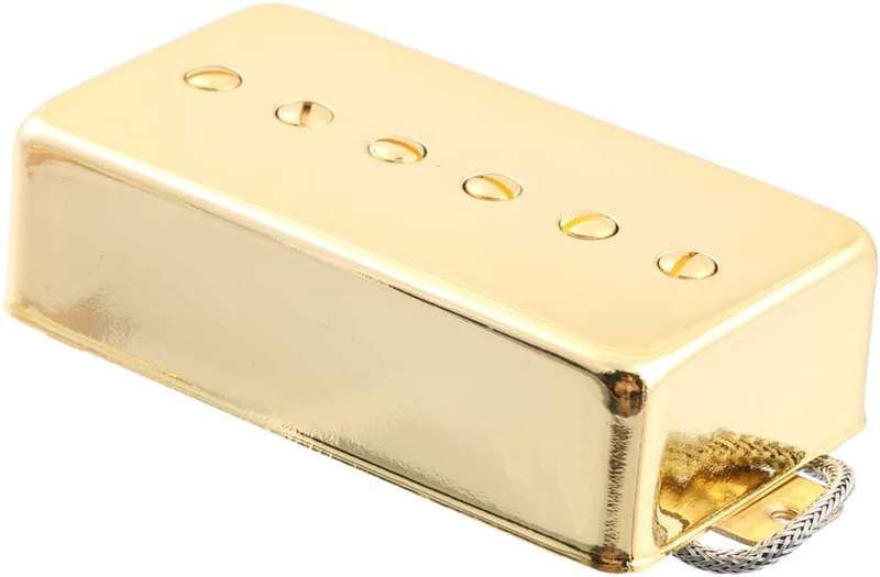 Gold Karman AlNiCo 5 Humbucker Sized P90 Guitar Pickup (Single)
