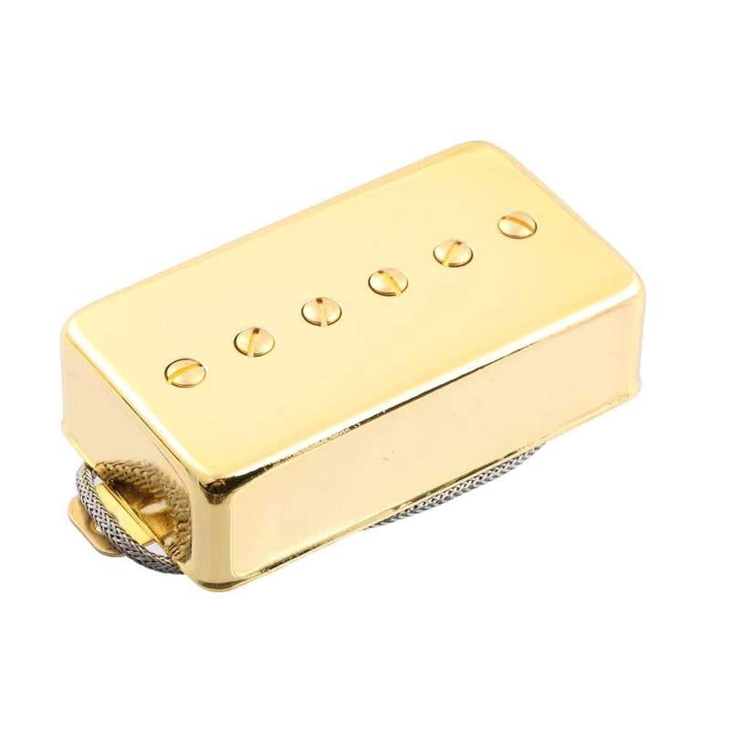 Gold Karman AlNiCo 5 Humbucker Sized P90 Guitar Pickup (Single)