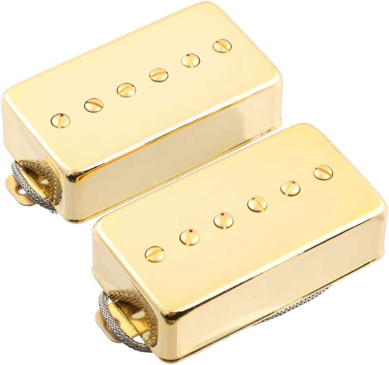 Gold Karman AlNiCo 5 Humbucker Sized P90 Guitar Pickup (Single)