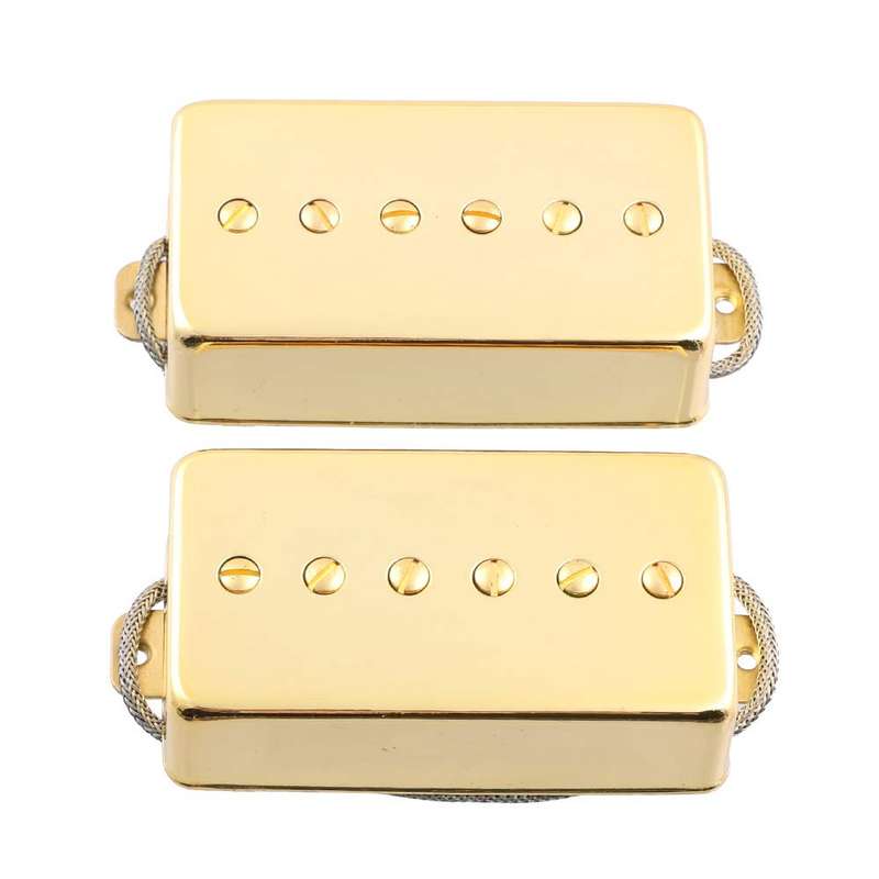 Gold Karman AlNiCo 5 Humbucker Sized P90 Guitar Pickup (Single)