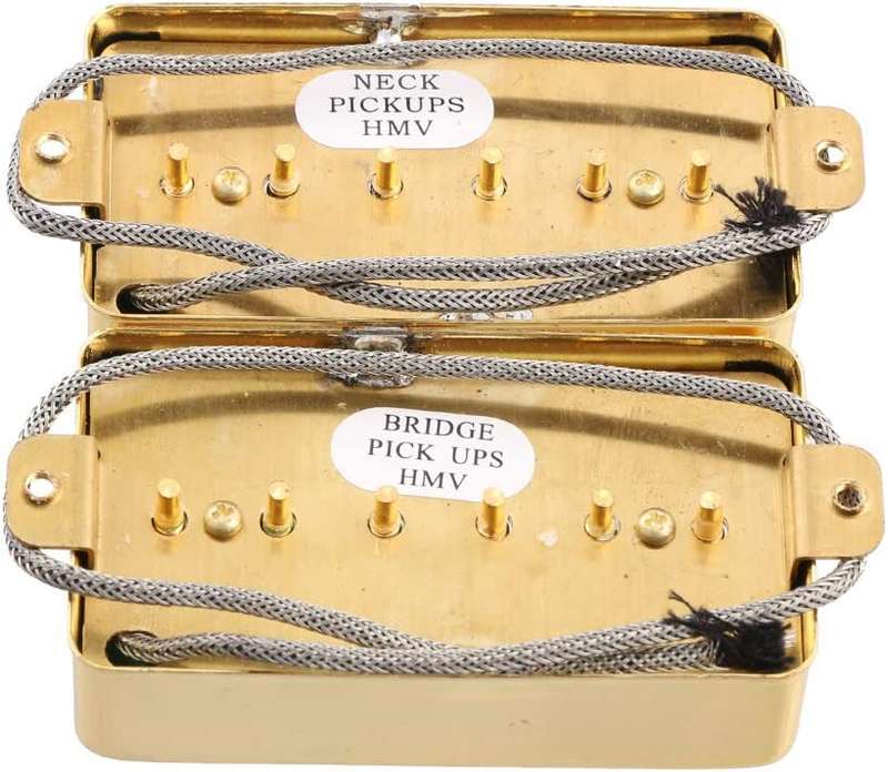 Gold Karman AlNiCo 5 Humbucker Sized P90 Guitar Pickup (Single)