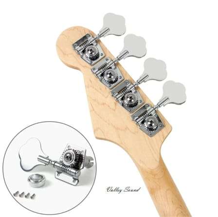 Bass Guitar Machine Head/Tuner Open Gear Style (Single)