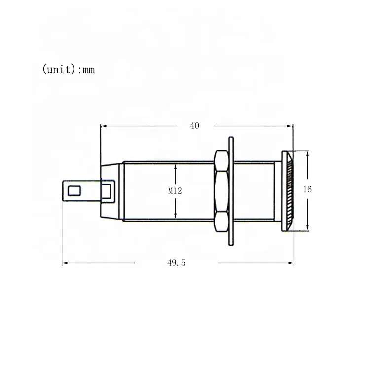 1/4'' (6.35mm) Output Barrel Jack Chrome