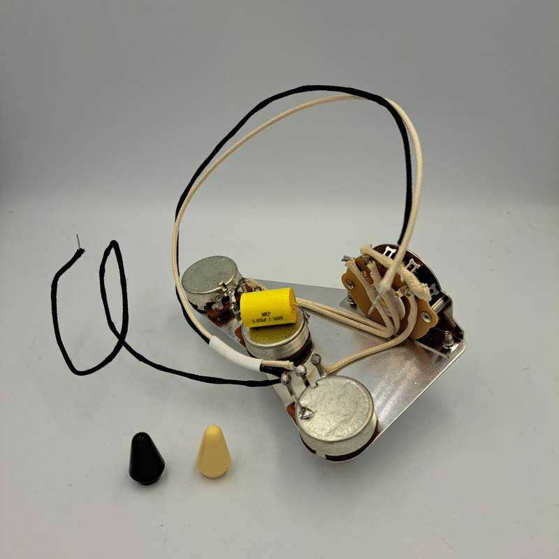 S/S/S Prewired Electronic Assembly for Stratocaster Guitars USA Layout - Solder-in