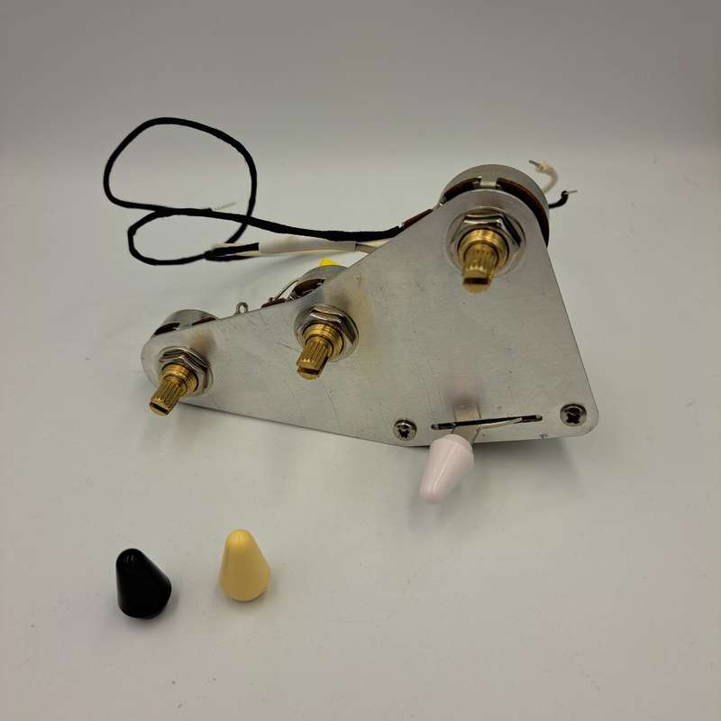 S/S/S Prewired Electronic Assembly for Stratocaster Guitars USA Layout - Solder-in