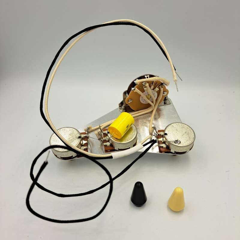 S/S/S Prewired Electronic Assembly for Stratocaster Guitars USA Layout - Solder-in