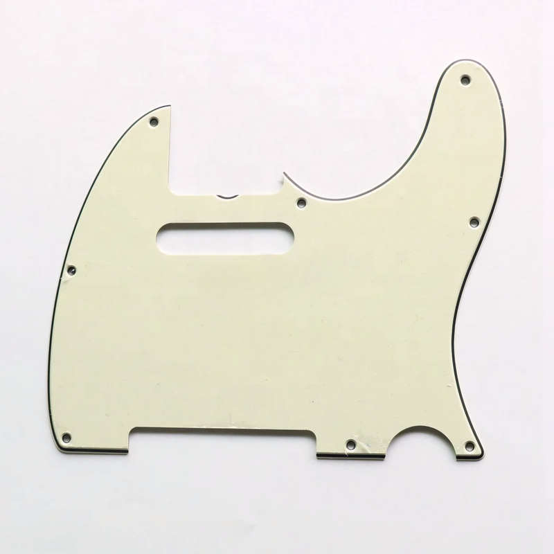 Mint Green 3ply Tele Style Pickguard with Scoop