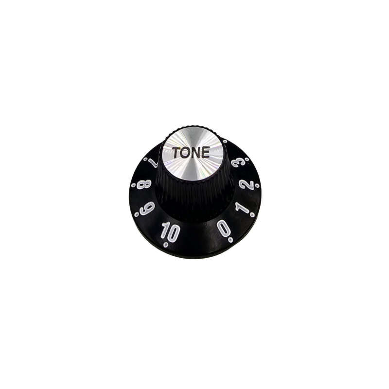 Black Witch Hat Fender style replacement knob single - Tone