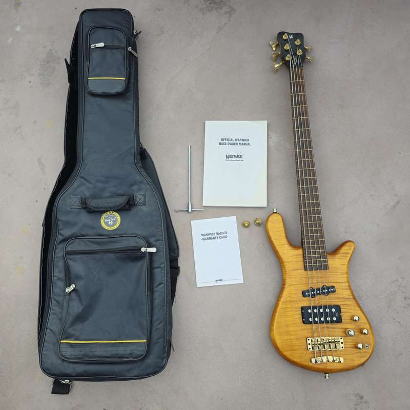 Warwick streamer lx jazzman 5 bass guitar (used)