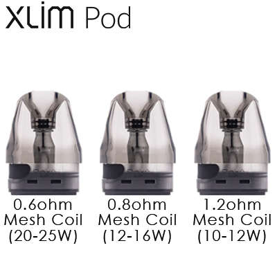OXVA Xlim V2 Mesh Pod Replacement 2ml - 3pcs - 0.8ohm 1 x 3