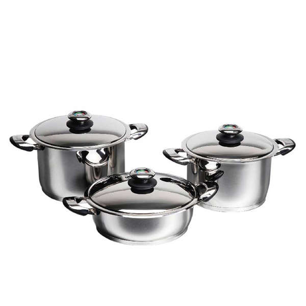 Bastille La Grande 6 Piece Set | Stainless Steel Pot Set