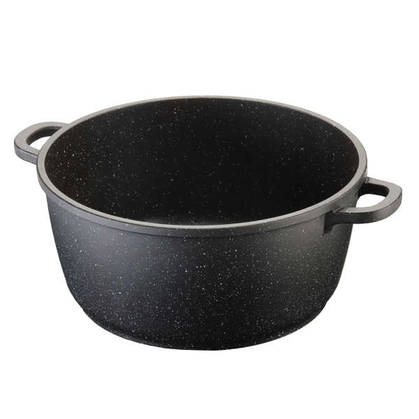 Bauer Marble Classic 24cm Casserole | Non-Stick Die-Cast Pot